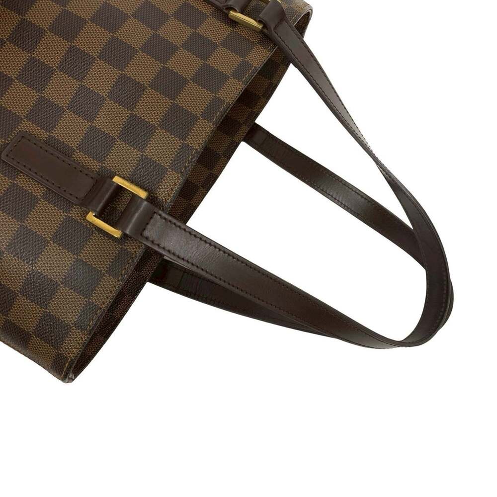 LOUIS VUITTON Brown Damier Leather Tote Bag - Picture 4 of 10